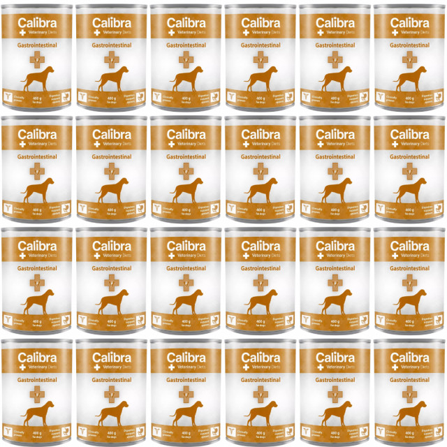 Влажный корм для собак CALIBRA Veterinary Diets Gastrointestinal Turkey - 24 x 400 г