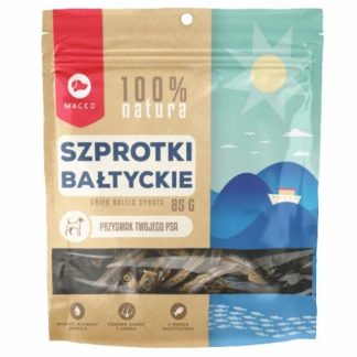 Лакомство для собак: балтийские шпроты, маринованные в специях - 85 г.