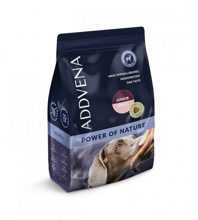 ADDVENA Power of Nature Junior Small Mono Lamb - сухой корм для собак - 10 кг