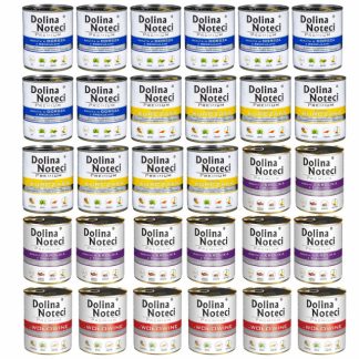 DOLINA NOTECI Premium MIX из 4 вкусов - влажный корм для собак - 30 x 800 г