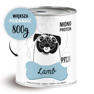 PET PAKA Pepe Lamb Mono - влажный корм для собак - 800г