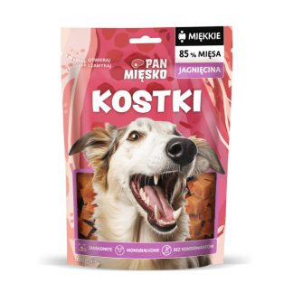 PAN MĘSKO Моно кубики ягненка - лакомство для собак - 100г