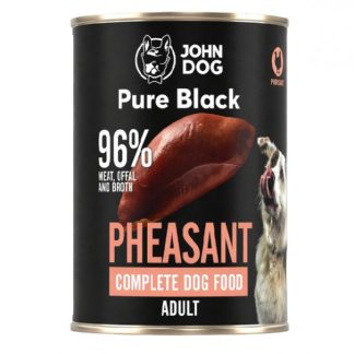 Влажный корм для собак JOHN DOG Pure Black Mono Pheasant - 400 г