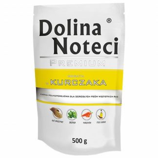 DOLINA NOTECI Премиум-корм для собак с высоким содержанием куриного мяса - влажный корм для собак - 500 г