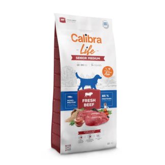 CALIBRA Life Senior Medium Fresh Beef - сухой корм для собак - 12 кг