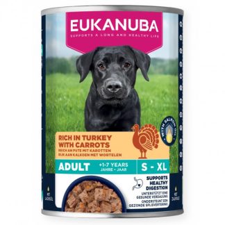 Влажный корм для собак EUKANUBA Life Care с индейкой и морковью - 400 г