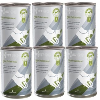 Влажный корм для собак и кошек TROVET Unique Protein UPH с кониной - 6 x 400 г