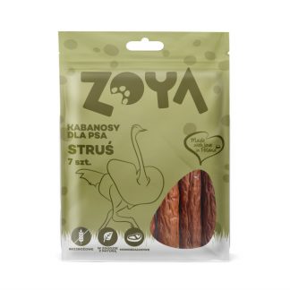 Сосиски из страусиного мяса ZOYA - лакомство для собак - 7 шт.