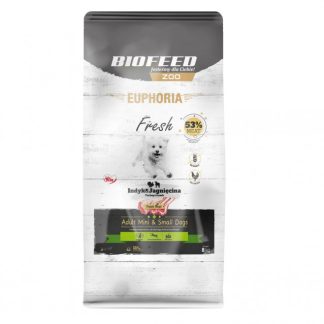 BIOFEED Euphoria Fresh Adult Mini & Small Turkey with Lamb - сухой корм для собак - 8 кг
