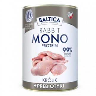 Влажный корм для собак BALTICA Nutraceutic Mono Rabbit с пребиотиками - 400 г