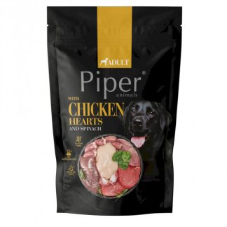 Влажный корм для собак PIPER ANIMALS с куриными сердечками и шпинатом - 500 г