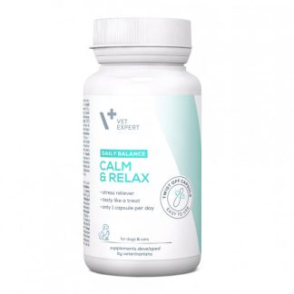 VETEXPERT Calm&Relax — препарат для снятия симптомов стресса у собак и кошек — 30 капсул.