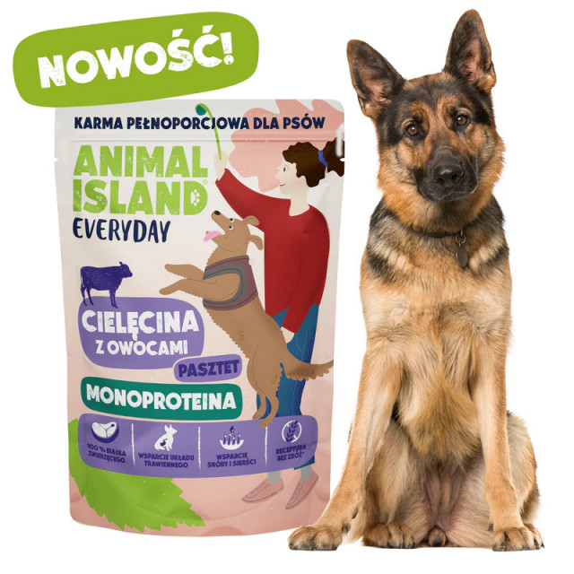 Влажный корм для собак ANIMAL ISLAND Everyday Mono Veal - 300 г