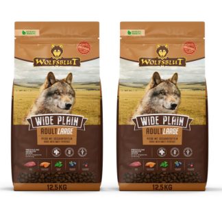 WOLFSBLUT Wide Plain Large Breed Horse with Sweet Potatoes - Сухой корм для собак - 2 x 12,5 кг