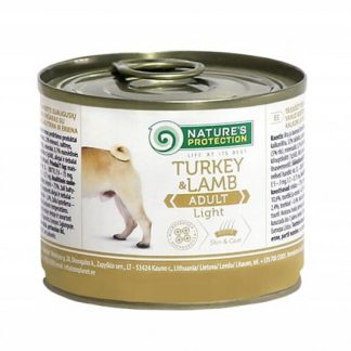 Влажный корм для собак NATURE'S PROTECTION Adult Light Turkey and Lamb - 200 г