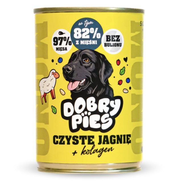 Влажный корм для собак GOOD DOG Mono Pure Lamb + Collagen – 400 г