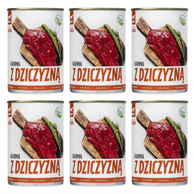 Влажный корм для собак TUF TUF Game Food - 6 x 800 г