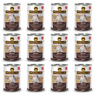 Влажный корм для собак WOLFSBLUT VetLine Gastrointestinal Duck - 12 x 395 г