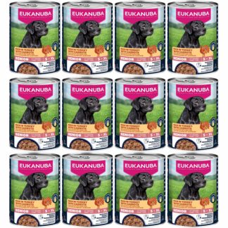 Влажный корм для собак EUKANUBA Life Care Senior с индейкой и морковью - 12 x 400 г