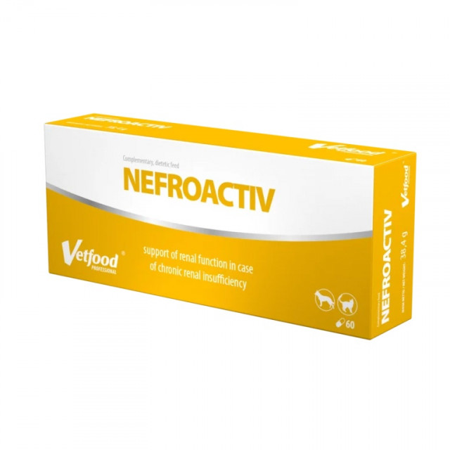 VETFOOD Nefro Activ - добавки для собак и кошек - 60 шт.