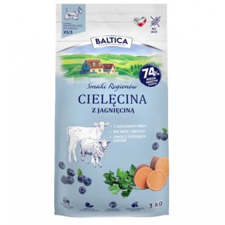 Сухой корм для собак BALTICA Regional Flavors для мелких пород, телятина и ягнятина - 3 кг.