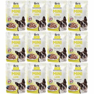BRIT Care Mini Lamb - влажный корм для собак - 12 x 85 г