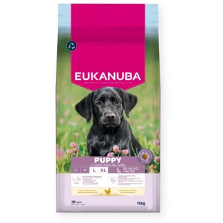 EUKANUBA Puppy L XL, сухой корм для щенков с высоким содержанием курицы, 15 кг
