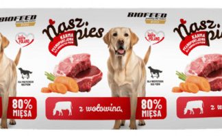 Влажный корм для собак BIOFEED Nasz Pies Bar с говядиной - 1000 г