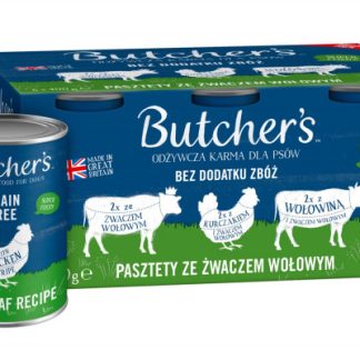 Влажный корм для собак BUTCHER'S Original Mega pack с говяжьим рубцом - 6 x 400 г