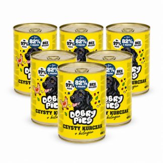 Влажный корм для собак GOOD DOG Mono Pure Chicken + Collagen – 6 x 400 г