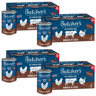 Влажный корм для собак BUTCHER'S Original Mega pack с овощами в соусе - 24 x 400 г (4 x (6 x 400 г))