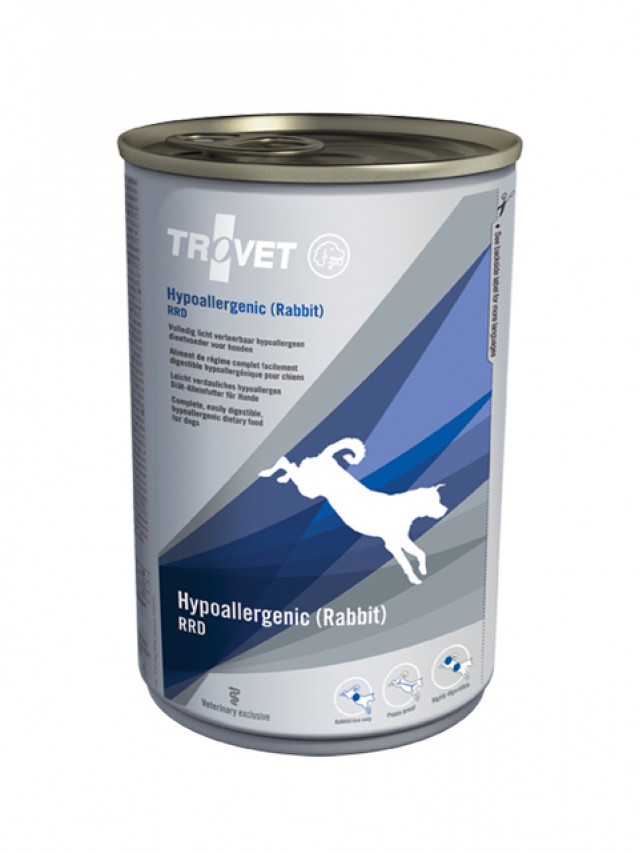 TROVET Гипоаллергенный RRD с кроликом - влажный корм для собак - 24 x 400 г