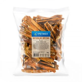 Лакомство для собак PETMEX из конской кожи, 15 см, мононитка, 1 кг.