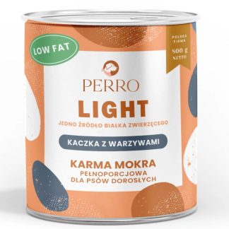 PERRO Light Duck with Vegetables Mono - влажный корм для собак - 800 г