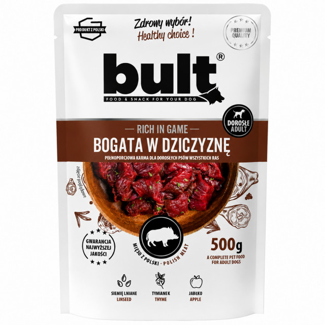 BULT Rich in Game - влажный корм для собак - 500 г