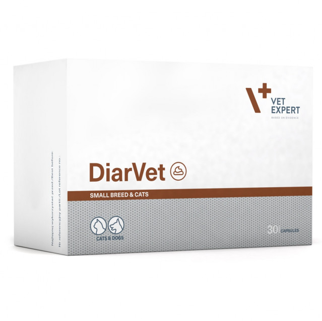 VETEXPERT Diarvet Small Breeds - Добавки для собак и кошек - 30 таблеток