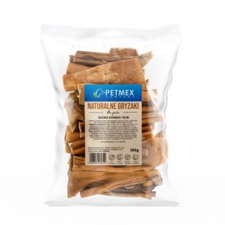 Натуральная конская кожа PETMEX Mono - жевательная игрушка для собак - 500 г