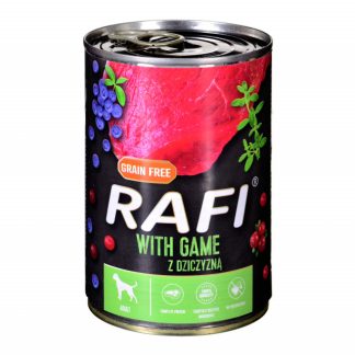 DOLINA NOTECI Rafi с олениной, клюквой и черникой - влажный корм для собак - 400 г