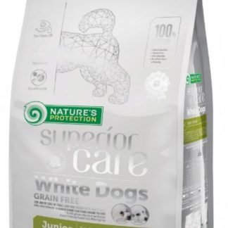 NATURE'S PROTECTION Superior Care White Dogs Grain Free Junior Small Białoryba - сухой корм для собак - 10 кг