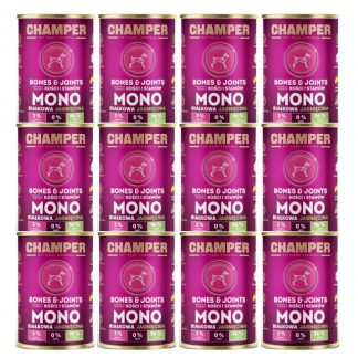 Влажный корм для собак CHAMPER Bones & Joints Mono Lamb - 12 x 400 г