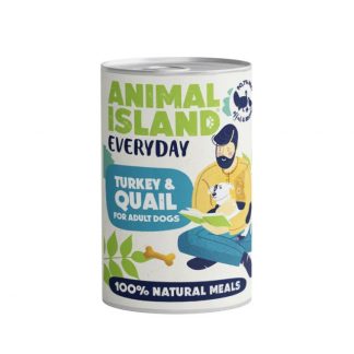 Влажный корм для собак ANIMAL ISLAND Everyday Turkey and Quail - 400 г