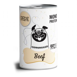 Влажный корм для собак PET PAKA Pepe Beef Mono - 400 г