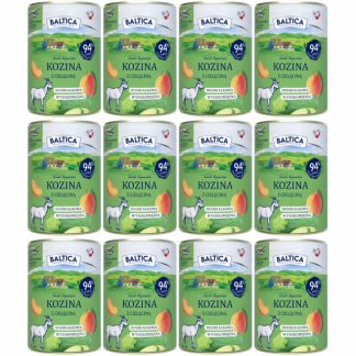 Влажный корм для собак BALTICA «Вкусы регионов»: козлятина с телятиной - 12 x 400 г