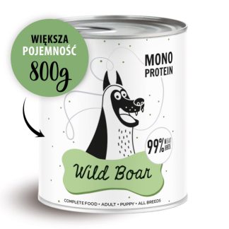 Влажный корм для собак PET PAKA Pepe Wild Boar Mono - 800 г