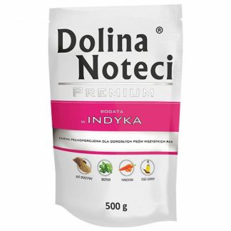 DOLINA NOTECI Премиум-корм для собак с высоким содержанием индейки - влажный корм для собак - 500 г