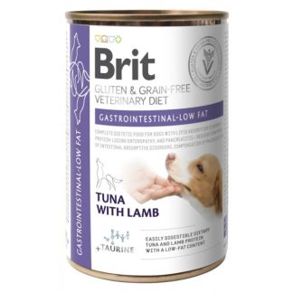 BRIT Grain Free Vet Diet Dog Gastrointestinal Tuna with Lamb - влажный корм для собак - 400 г