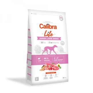 CALIBRA Life Junior, сухой корм для собак крупных пород со вкусом ягненка, 12 кг.