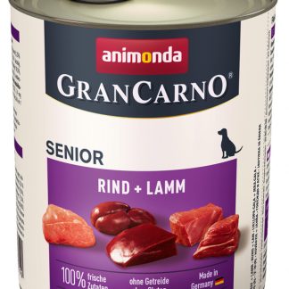 ANIMONDA GranCarno Senior Говядина и ягнятина - влажный корм для собак - 800 г