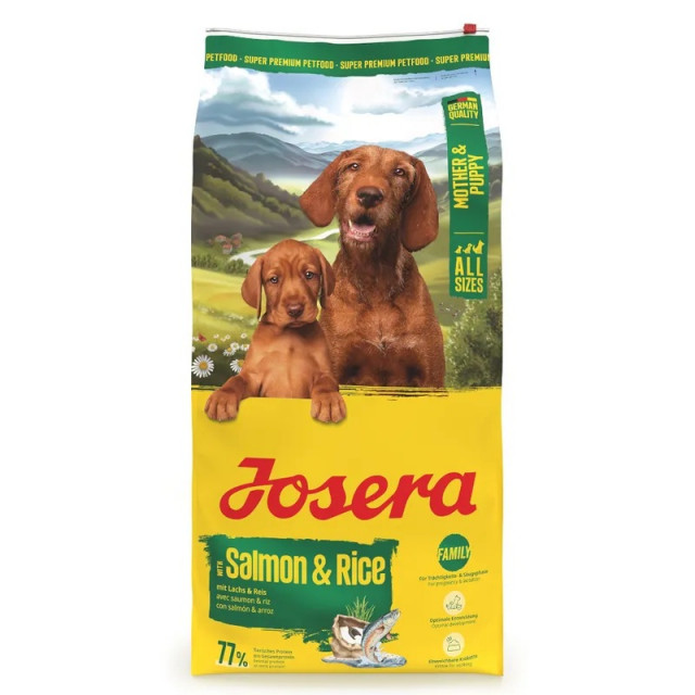 Сухой корм для собак JOSERA Mother & Puppy Salmon & Rice - 12,5 кг