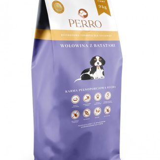 PERRO Junior Говядина со сладким картофелем - сухой корм для собак - 9 кг